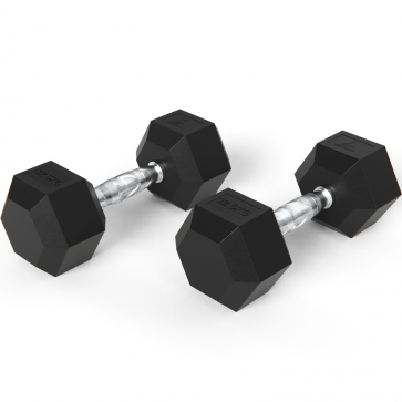 Гантели DFC гексаг. обрезиненная пара DB001-32,5 кг - 2